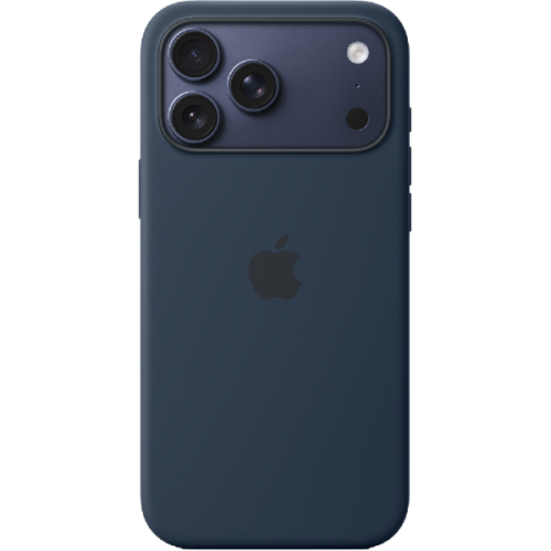 APPLE Silicone MagSafe Telefoonhoesje voor Apple iPhone 17 Pro Max Middernacht