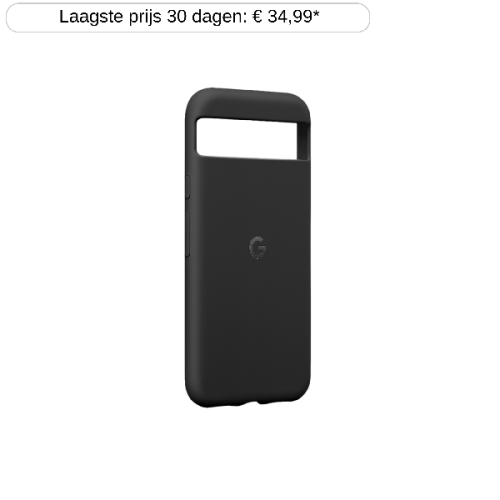 GOOGLE Pixel 8a Telefoonhoesje Zwart