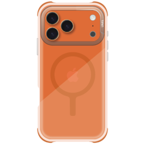 UNIQ iPhone 17 Pro Case Combat MagSafe Orange Telefoonhoesje voor Apple iPhone 17 Pro Oranje