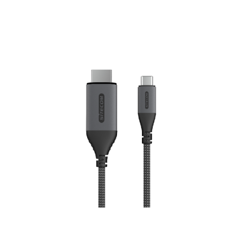 SITECOM CA-1001 USB-C-naar-HDMI-kabel 1,8 m Zwart