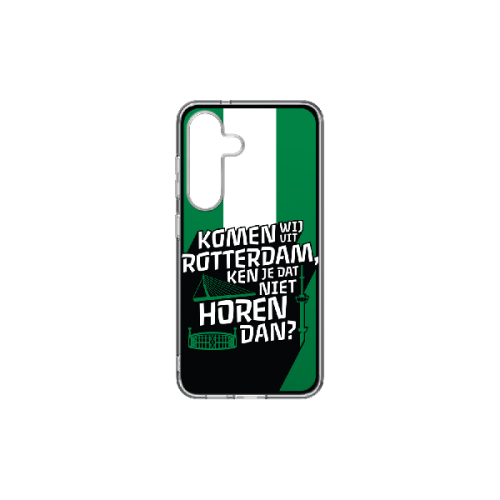 SAMSUNG Rotterdam Hybrid Feyenoord  Telefoonhoesje voor Samsung S25 Groen-wit