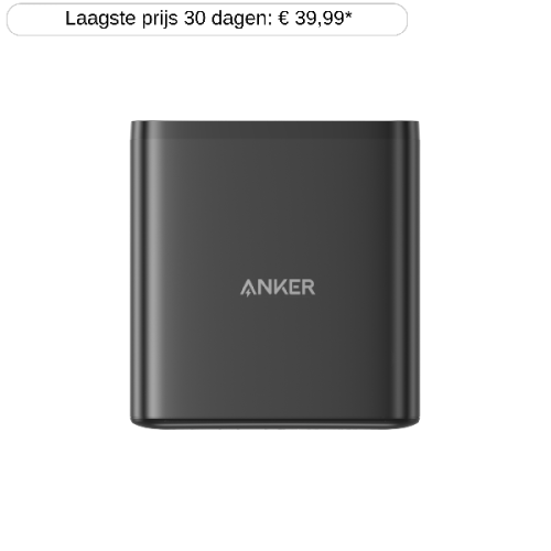 ANKER GaN, 3C3A, 112W, Zwart AC-adapter
