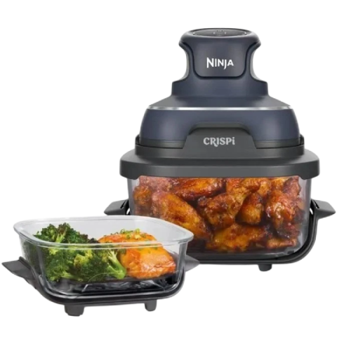 NINJA Crispi 4-in-1 compacte glazen Airfryer
