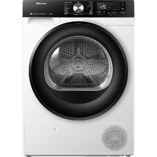 HISENSE DH3S802BW3 -  Warmtepompdroger - 8 kg - 64 dB - Energielabel C