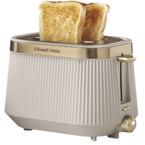 RUSSELL HOBBS Brontë 2 Snedes Broodrooster Stone Broodrooster Beige