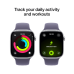 APPLE Watch Series 11 GPS - 46mm Aluminium Case - Purple Fog Sport Band S/M Smartwatch Silver
