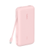 BELKIN 20000 mAh 30W PD Powerbank met geïntegreerde USB‑C kabel – Roze