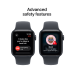 APPLE Watch SE 3 GPS + Cellular - 40mm Midnight Aluminium Case - Midnight Sport Band - S/M Smartwatch Midnight