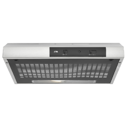 ETNA AO460RVS - Afzuigkap (Onderbouw) - breedte 59.8 cm - 285 m³/h - 69 dB(A)
