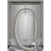 BOSCH SMS6ZCI11F Vaatwasser - Vrijstaand - 14 couverts - 40 dB(A)