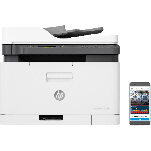 HP Color Laser MFP 179FNW - Printen, kopiëren en scannen - Laser - Kleur