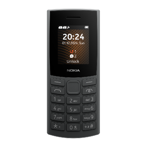 NOKIA 105 4G Charcoal - 128 MB Grijs