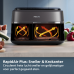 PHILIPS 3000 Series Dual Basket Airfryer NA352/00 Zwart