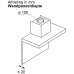 BOSCH DWB63BC30 - Afzuigkap (Muur bevestigde kap) - breedte 60 cm - 400 m³/h - 67 dB(A) Afzuigsysteem van bovenaf