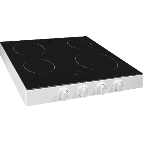 ETNA KCV154WIT  Kookplaat - Vrijstaand - Keramisch - 2-fasen (Perilex) - breedte 54 cm