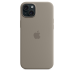 APPLE iPhone 15 Plus Siliconenhoesje met MagSafe - Klei
