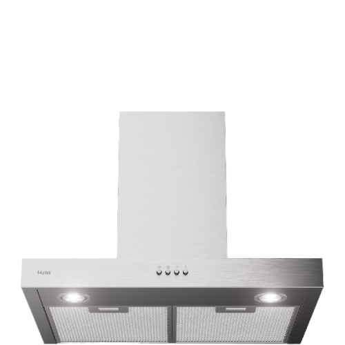 ETNA AB260RVS - Afzuigkap (Muur bevestigde kap) - breedte 60 cm - 620 m³/h - 69 dB(A)