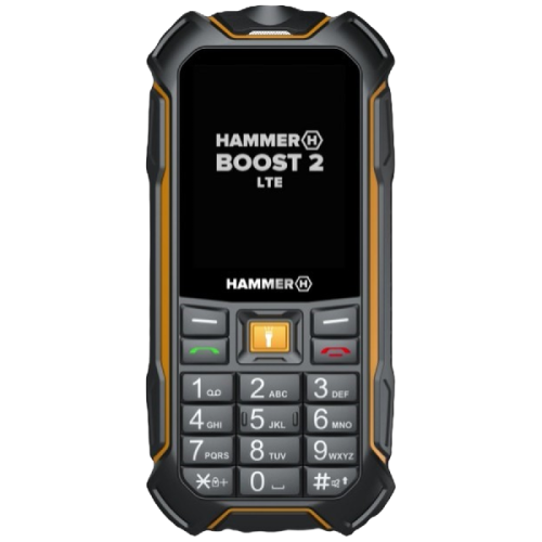 HAMMER Boost 2 LTE IP68 Bar Phone - 128 MB Zwart