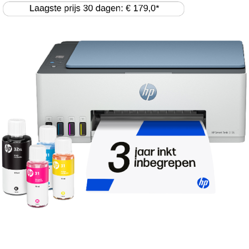 HP Smart Tank 5106 AIO - Printen, kopiëren en scannen - Inkt
