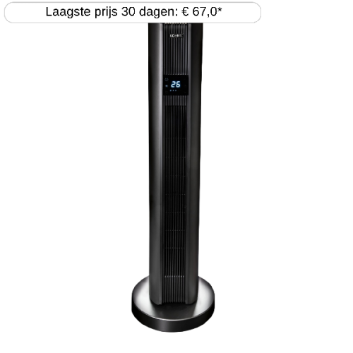 KOENIC KFH 20222B ventilator Kachel & luchtbevochtiger Ventilatorkachel Zwart