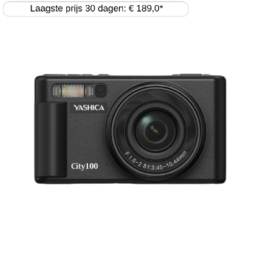 YASHICA City 100 Compactcamera Zwart