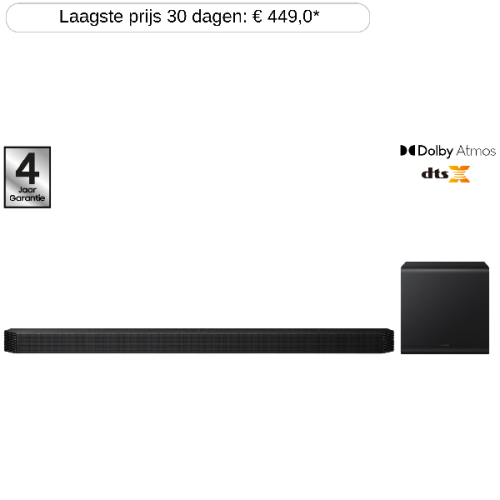 SAMSUNG Q-series HW-Q800F/XN Soundbar Black