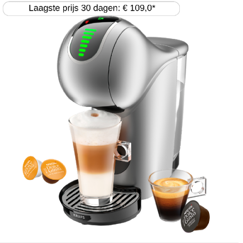 KRUPS  Dolce Gusto Genio S Touch KP440E - Capsulemachine - Met Pad- of capsulesysteem - Zilver