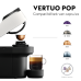 KRUPS  Nespresso XN9201 Vertuo Pop Coconut - Capsulemachine - Met Pad- of capsulesysteem - Wit