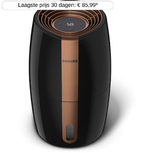 PHILIPS Luchtbevochtiger HU2718/10 zwart