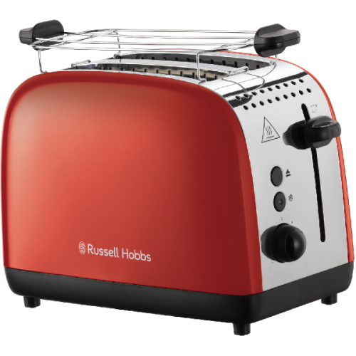 RUSSELL HOBBS Colours Plus 2S Broodrooster Rood