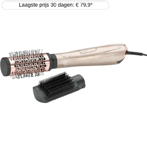 BABYLISS Stardust Shimmer Föhnborstel AS914PE Föhnborstel Wit