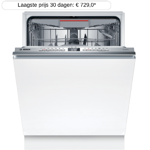BOSCH SMV6YCX00E PerfectDry Inbouwvaatwasser - Volledig geïntegreerd - 14 couverts - 43 dB(A) - Nisbreedte 60.8 cm