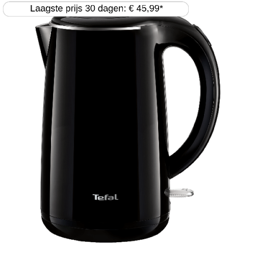 TEFAL Safe'Tea KO2608 Zwart