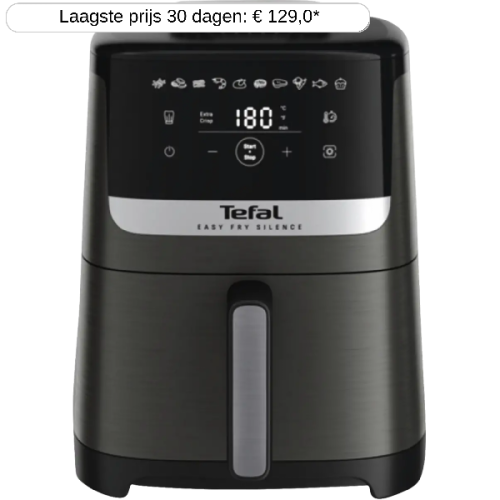 TEFAL EY551H Easy Fry Silence XL 5L Airfryer Coal grey