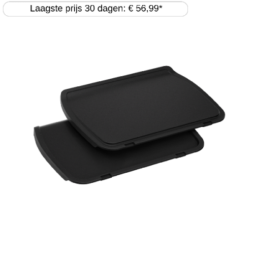 TEFAL XA7288 Bakplaat voor OptiGrill/OptiGrill Elite Bakplaat Zwart