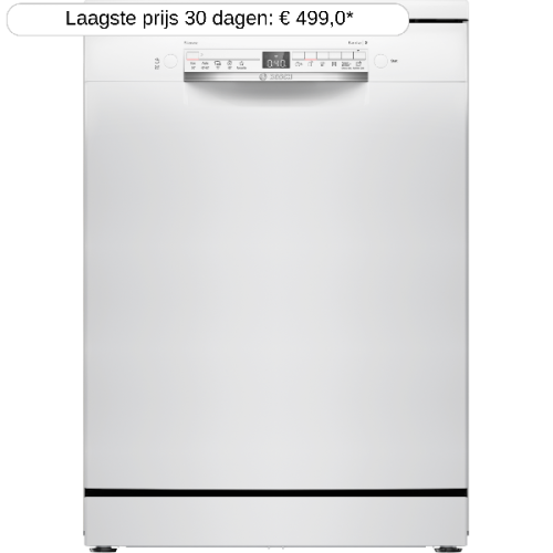 BOSCH SMS2HTW02E SpeedPerfect+ Vaatwasser - Vrijstaand - 13 couverts - 46 dB(A)