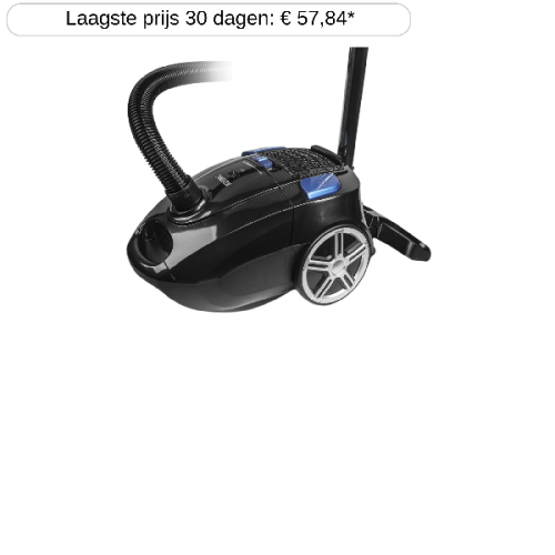 KOENIC KVC 7324 Stofzuiger met zak Zwart/blauw