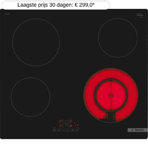 BOSCH PKF611BB2E  Kookplaat - Inbouw - Keramisch - 2-fasen (Perilex) - breedte 59.2 cm