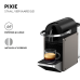 KRUPS  Nespresso XN306T Pixie - Capsulemachine - Met Pad- of capsulesysteem - Titan