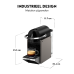 KRUPS  Nespresso XN306T Pixie - Capsulemachine - Met Pad- of capsulesysteem - Titan