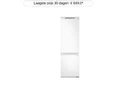 SAMSUNG BRB70F26CES0EF - Inbouw Koel-vriescombinatie - NoFrost - Nishoogte 178.2 cm