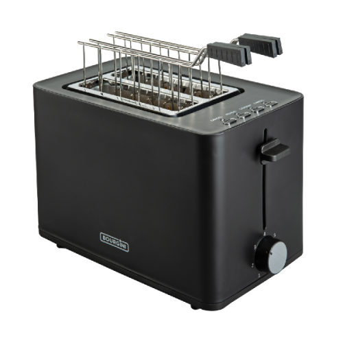 BOURGINI Tosti Toaster Broodrooster Zwart