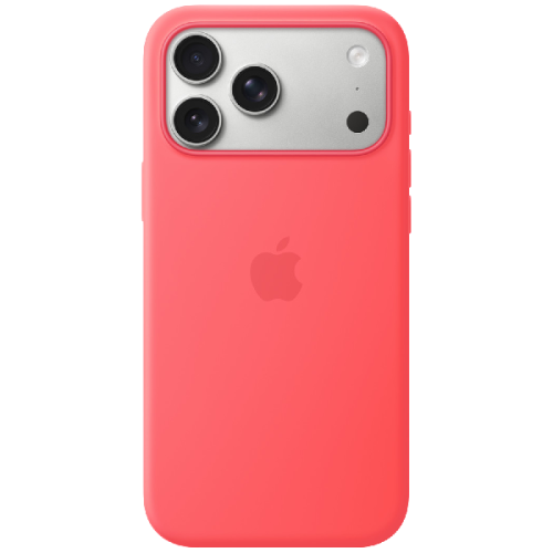 APPLE Silicone MagSafe Cover voor Apple iPhone 17 Pro Max Bright Guava