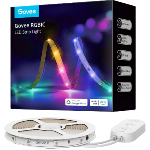 GOVEE RGBIC Basic LED Strip Lights - 10M Slimme ledstrip Wit