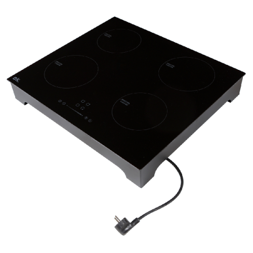 OK. OIP35421NL  Kookplaat - Vrijstaand - Inductie - 1-fase (normale stekker) - breedte 59 cm