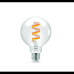 WIZ Globe Filament E27 - Gekleurd en wit licht - Slimme ledlamp Transparant