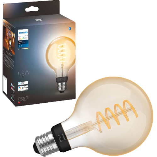 PHILIPS HUE Filament globelamp G93 E27 WA klein