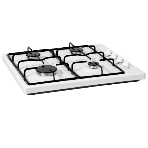 ETNA KGV158WIT  Kookplaat - Vrijstaand - Gas - breedte 58 cm