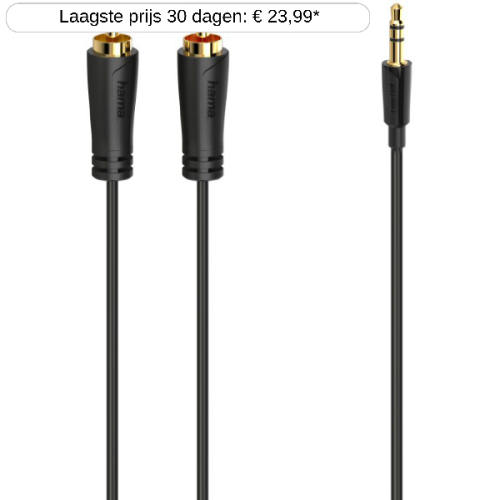 HAMA 205261 3,5mm jack naar 2cinch 3m