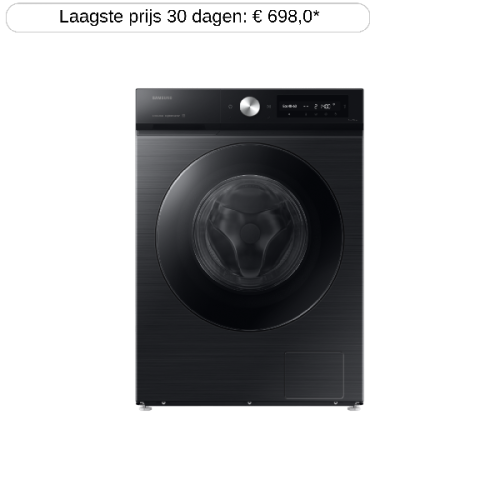 SAMSUNG WW11DB7B94GBU3 Bespoke 7000-serie -  Wasmachine Voorlader - 11 kg - 1400 rpm - 72 dB - automatisch doseren